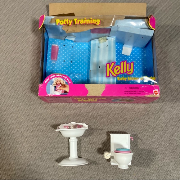 Potty Training Kelly Vintage Barbie Sister Set Incomplete - Picture 2 of 8